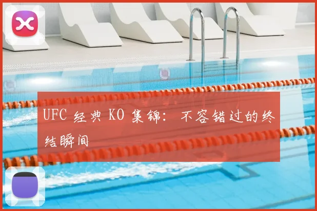 UFC 经典 KO 集锦:不容错过的终结瞬间